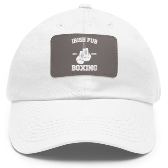 Discover Vintage Irish Pub Est 1975 Boxing Day Tees Dad Hat With Leather Patch