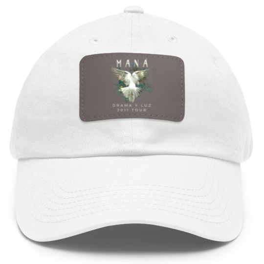 Discover MANA Drama Y Luz Tour Promo Concert Album Dad Hat With Leather Patch