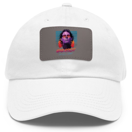 Discover Rafael Nadal GOAT - Rafael Nadal - Dad Hat With Leather Patch