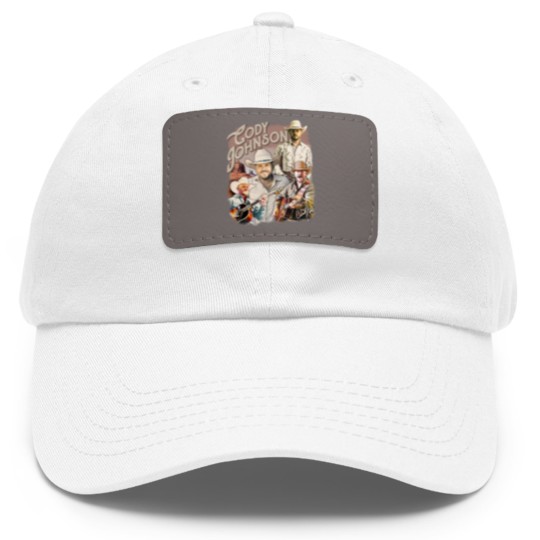 Discover Vintage Cody Johnsonn Dad Hat With Leather Patch, The Leather Tour 2024 Dad Hat With Leather Patch