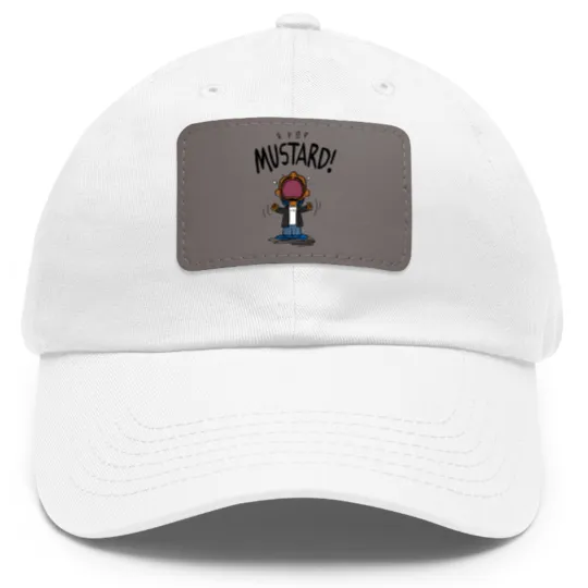 Discover Kendrick Lamar MUSTARD Meme Dad Hat With Leather Patch, Unisex Dad Hat With Leather Patch Dad Hat With Leather Patch for Fans