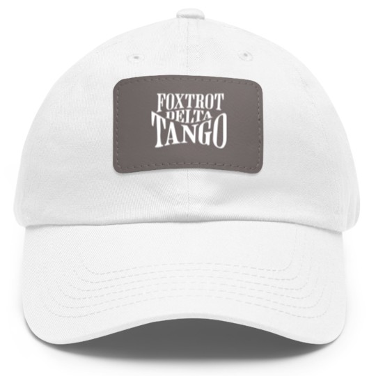 Discover Foxtrot Delta Tango Subtle FDT Dad Hat With Leather Patch