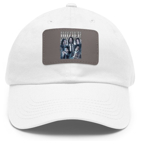 Discover HOZIER I  Keanu Reeves Dad Hat With Leather Patch, Action Movies Lover Dad Hat With Leather Patch, Hozier Dad Hat With Leather Patch Gifts