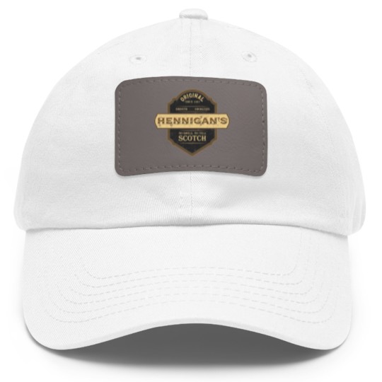 Discover Seinfeld Hennigan's Scotch Seinfeld Dad Hat With Leather Patch