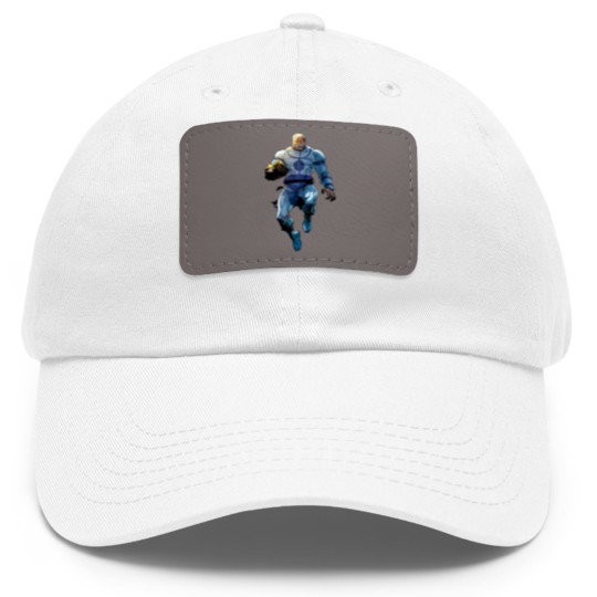 Discover Invincible Conquest Dad Hat With Leather Patch, Unisex Graphic Dad Hat With Leather Patch