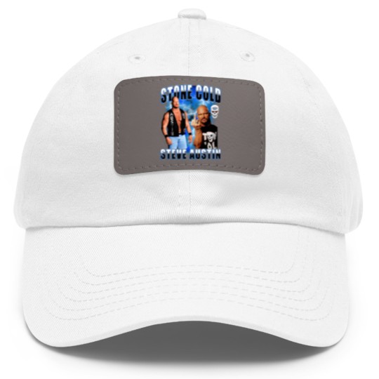Discover Stone Cold Steve Austin Dad Hat With Leather Patch