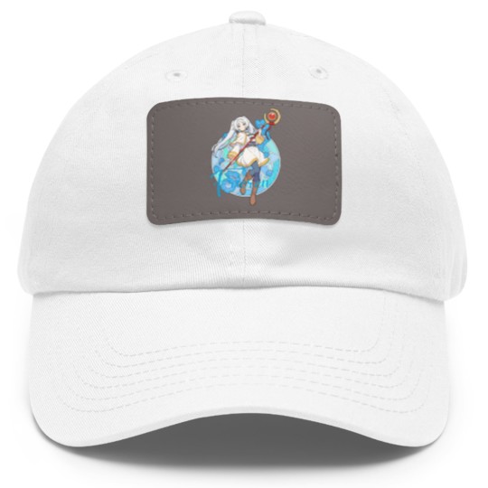 Discover Frieren Dad Hat With Leather Patch