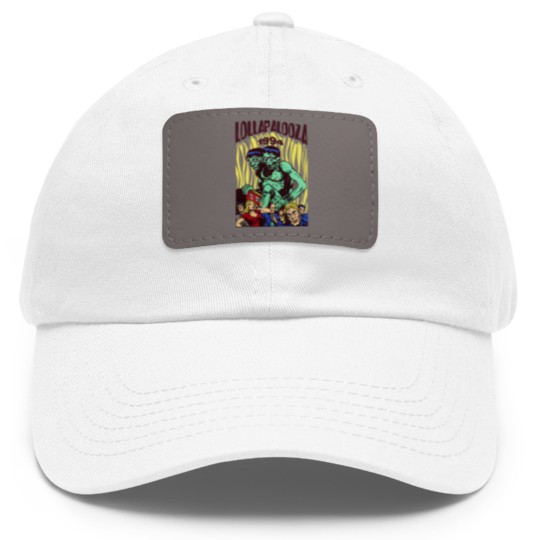 Discover Vintage 1994 Lollapalooza Tour Dad Hat With Leather Patch