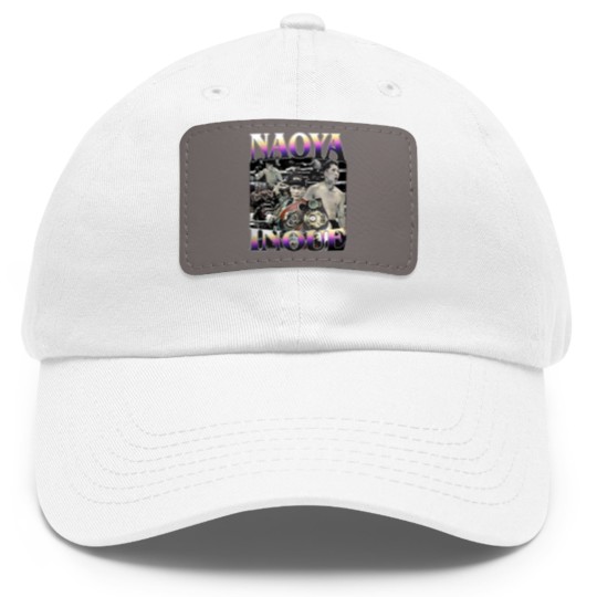 Discover Naoya Inoue, Boxing Dad Hat With Leather Patch, Classic 90s Graphic Dad Hat With Leather Patch, Unisex, Naoya Inoue Vintage Bootleg