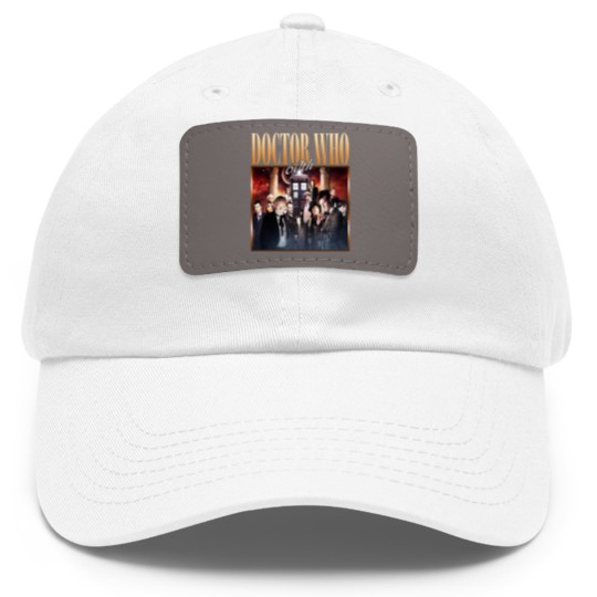 Discover Doctor Who 60th Anniversary 1963 ? 2023 Signature Thank You Dad Hat With Leather Patch, Trendy Dad Hat With Leather Patch