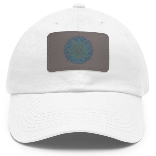 Discover Subtle Anti Trump Fascist FDT Mandala Political Dad Hat With Leather Patch