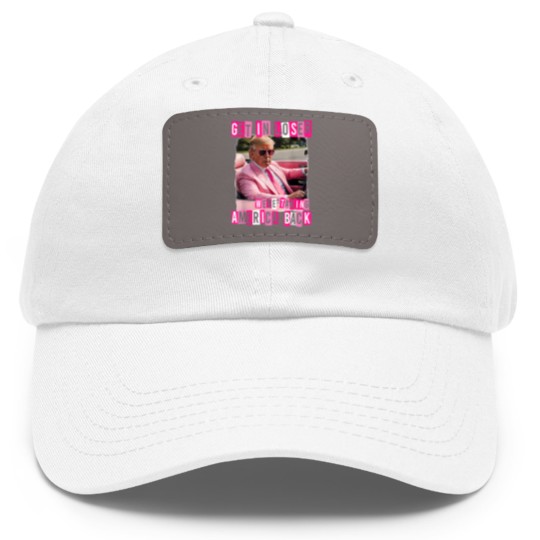 Discover Funny Get In Loser We Are Taking America Back Trump 2024 Dad Hat With Leather Patch