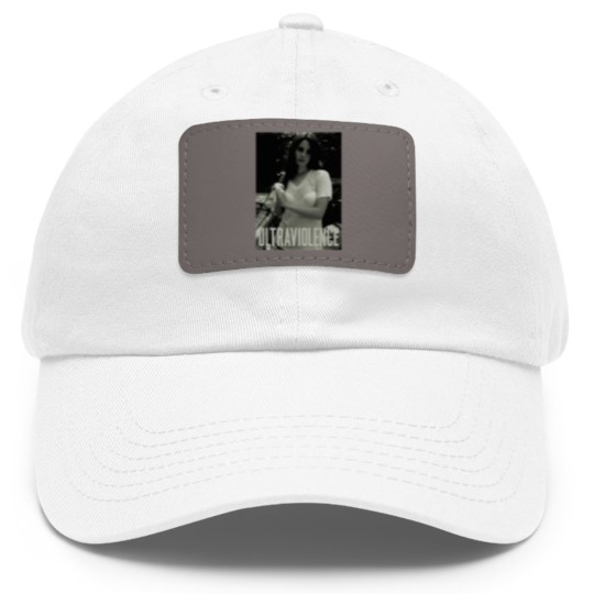 Discover Lana Del Rey Ultraviolence Dad Hat With Leather Patch, Vintage Fan
