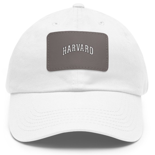 Discover Vintage Harvard University Dad Hat With Leather Patch