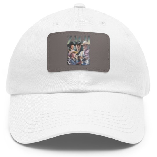 Discover Vintage Zach Top Country Music Festival 2025 Rap Dad Hat With Leather Patch, Singer Band king of country Dad Hat With Leather Patch