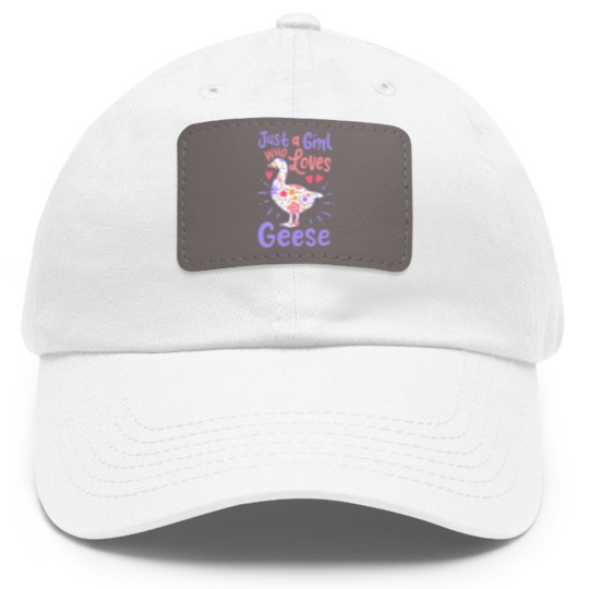 Discover Geese Goose Geese Lover - Geese - Dad Hat With Leather Patch