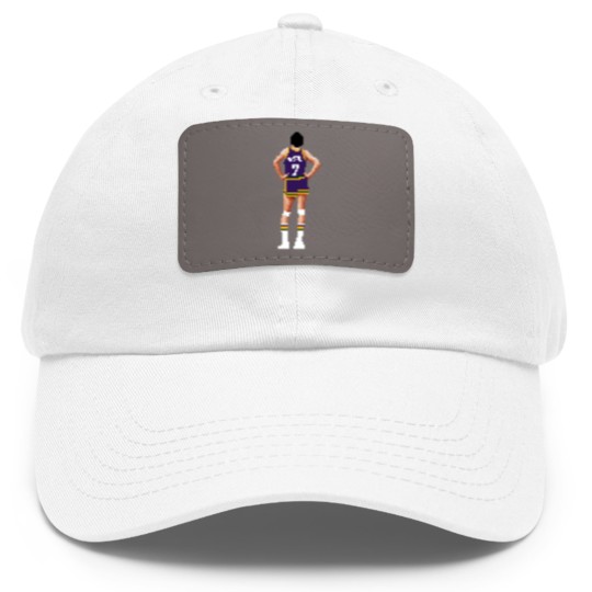Discover Pete Maravich Pixel - Pete Maravich - Dad Hat With Leather Patch