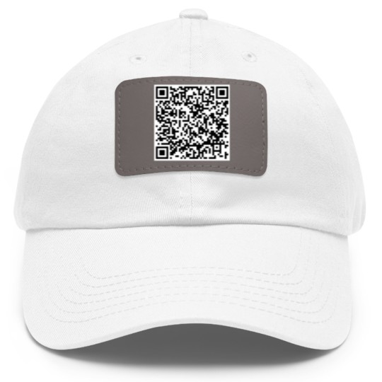 Discover F You QR Code Dad Hat With Leather Patch