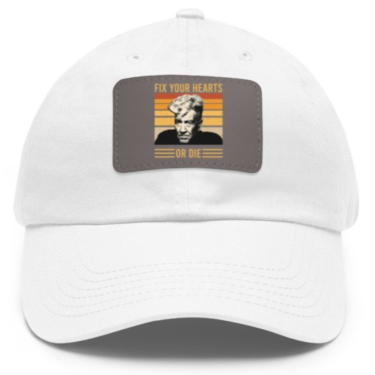 Discover Fix Your Hearts or Die - Fix Your Hearts Or Die - Dad Hat With Leather Patch