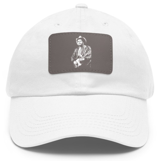 Discover Merle Haggard Dad Hat With Leather Patch
