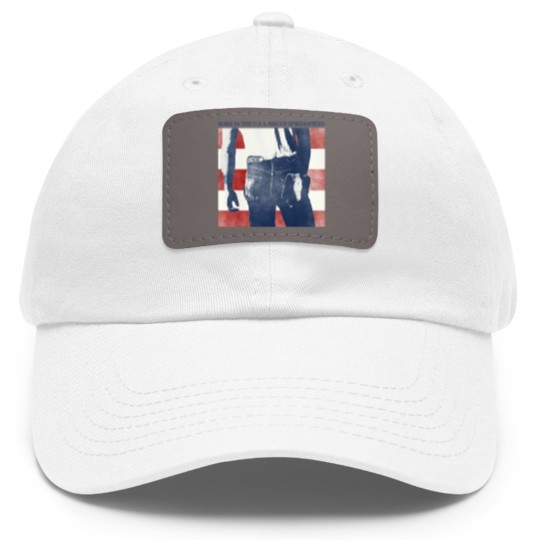 Discover Vintage Bruce Springsteen Dad Hat With Leather Patch, Bruce Springsteen Dad Hat With Leather Patch