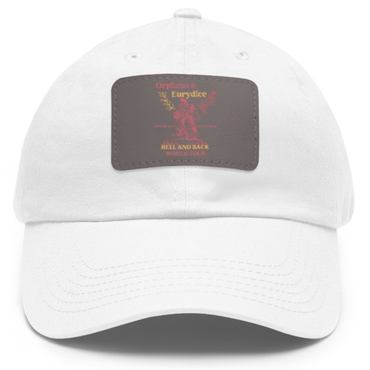 Discover Orpheus and Eurydice Dad Hat With Leather Patch, Mythology Dad Hat With Leather Patch, Vintage Greek Mythology Poet Dad Hat With Leather Patch