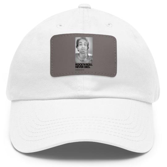 Discover Damiano David Ma'neskin Dad Hat With Leather Patch