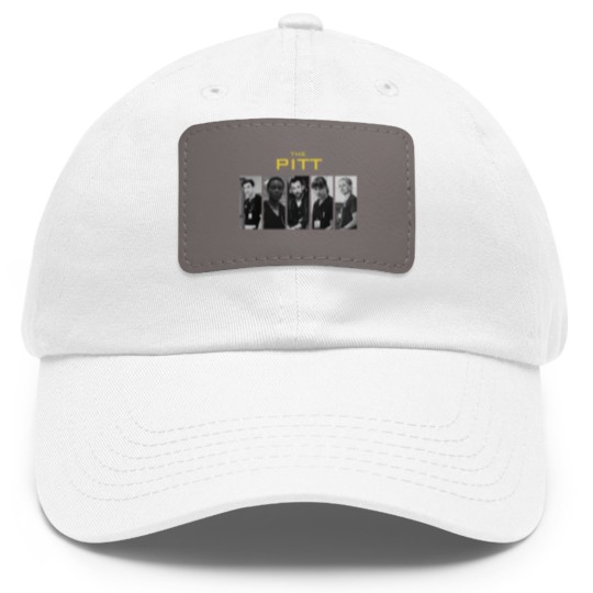 Discover The PITT Dad Hat With Leather Patch, Tv Series, The Pitt Tv Show, Noah Wyle Dad Hat With Leather Patch, Dr. Robbie Dad Hat With Leather Patch