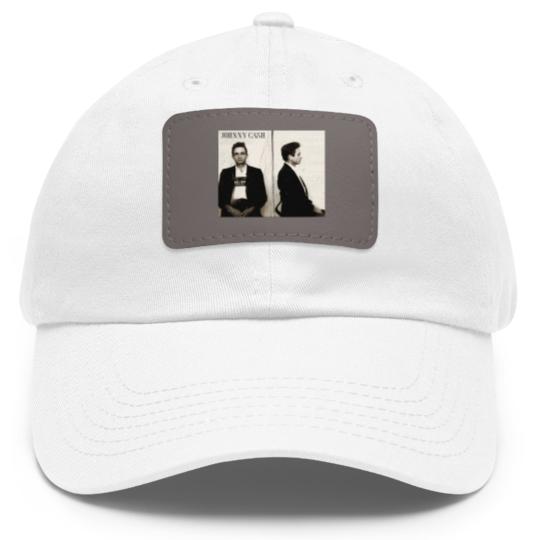 Discover Johnny Cash Mugshot Country Rock Dad Hat With Leather Patch. Johnny Cash