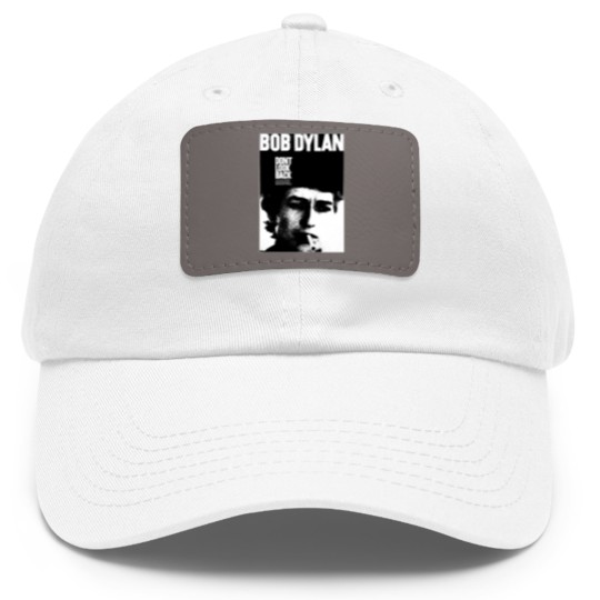 Discover Bob Dylan Dont Look Back Dad Hat With Leather Patch, Bob Dylan Dad Hat With Leather Patch