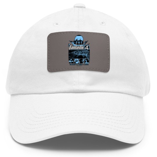 Discover Fantastic Four Dad Hat With Leather Patch Vintage Fantastic Four First Steps Dad Hat With Leather Patch