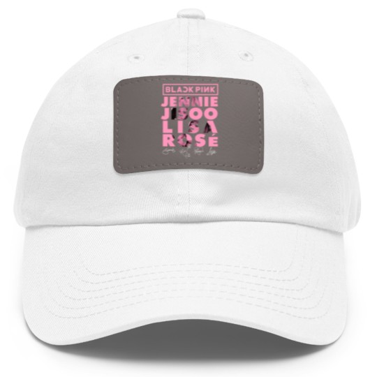 Discover Blackpink world tour 2025 Dad Hat With Leather Patch