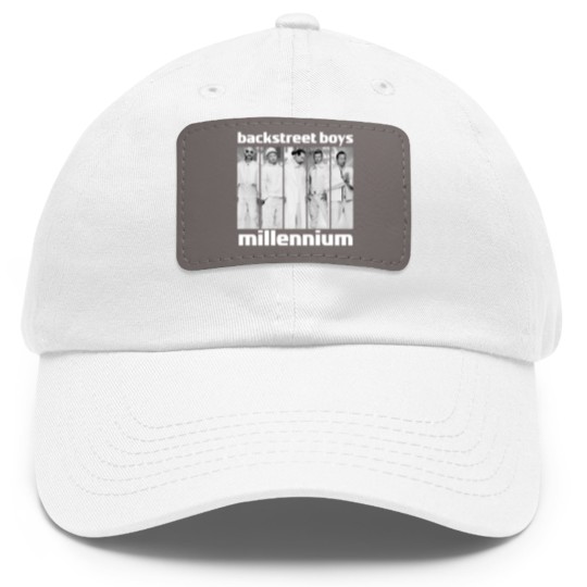 Discover Backstreet Boys Music Vintage Dad Hat With Leather Patch