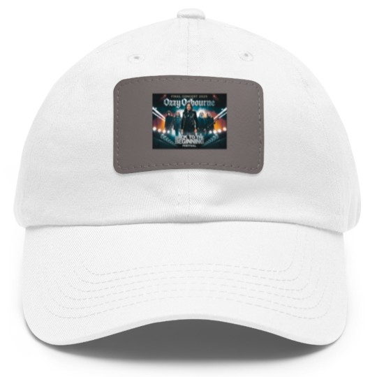 Discover Ozzy Osbourne Black Sabbath Final Concert 2025 Dad Hat With Leather Patch