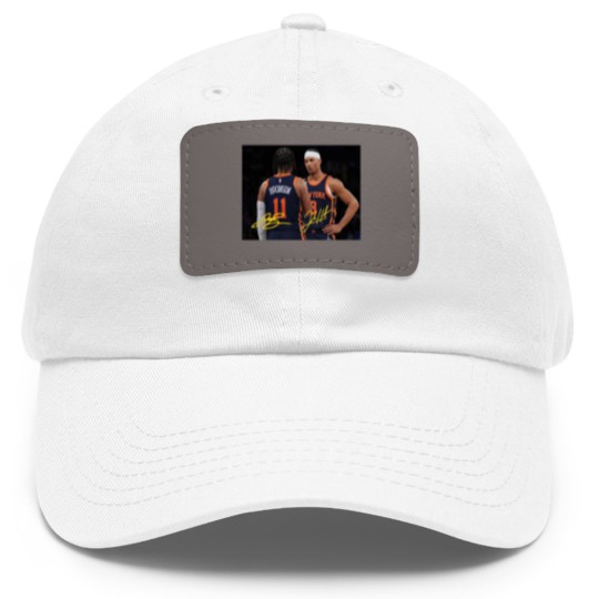Discover Jalen Brunson and Josh Hart With Signature Vintage Dad Hat With Leather Patch, New York Basketball Retro 90s Dad Hat With Leather Patch