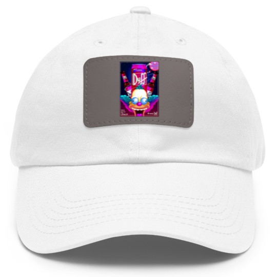 Discover Krusty the Clown Dad Hat With Leather Patch, Duff Beer Dad Hat With Leather Patch Dad Hat With Leather Patch, Simpson Dad Hat With Leather Patch