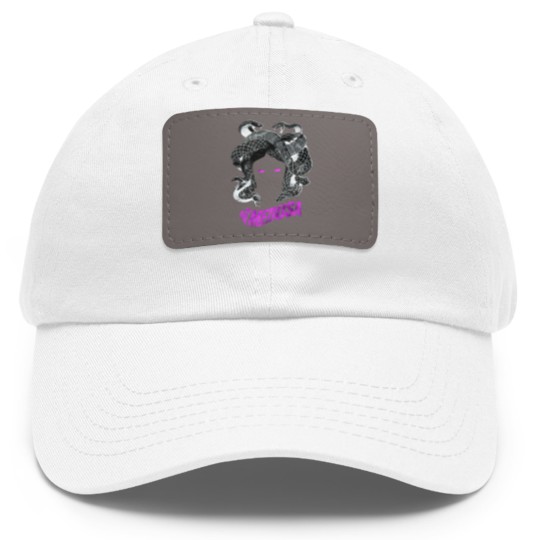 Discover My Girl Medusa Dad Hat With Leather Patch Medusa Snake Face Dad Hat With Leather Patch