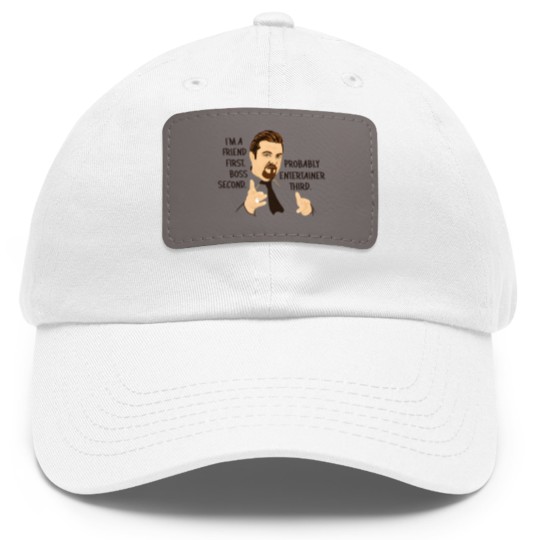 Discover David Brent - The Office Art Quote Dad Hat With Leather Patch