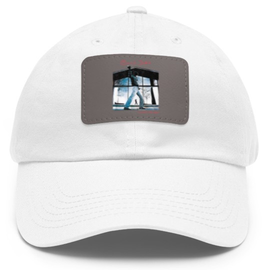 Discover Billy Joel Glass Houses White Dad Hat With Leather Patch