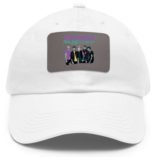 Discover One Direction On the Road Again Tour 2015 Merch Dad Hat With Leather Patch