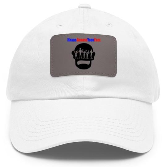 Discover Hands Across Your Face Ramones Johnny Joey Dee Dee Something To Believe In Punk Rock Unisex Heavy Cotton Dad Hat With Leather Patch
