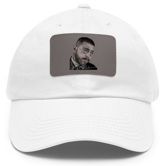 Discover Post Malone Dad Hat With Leather Patch, Post Malone Dad Hat With Leather Patch