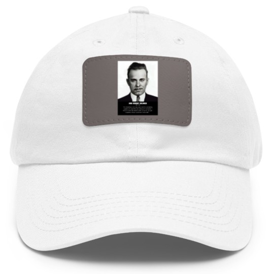 Discover JOHN DILLINGER Dad Hat With Leather Patch