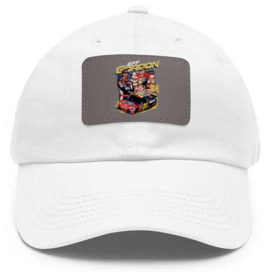 Discover Jeff Gordon Vintage 90s Dad Hat With Leather Patch, Jeff Gordon Dad Hat With Leather Patch
