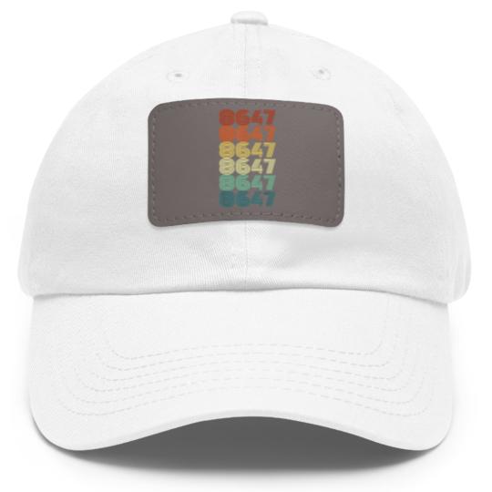 Discover 8647 Anti Trump 86 47 Retro Vintage 80s Style Dad Hat With Leather Patch