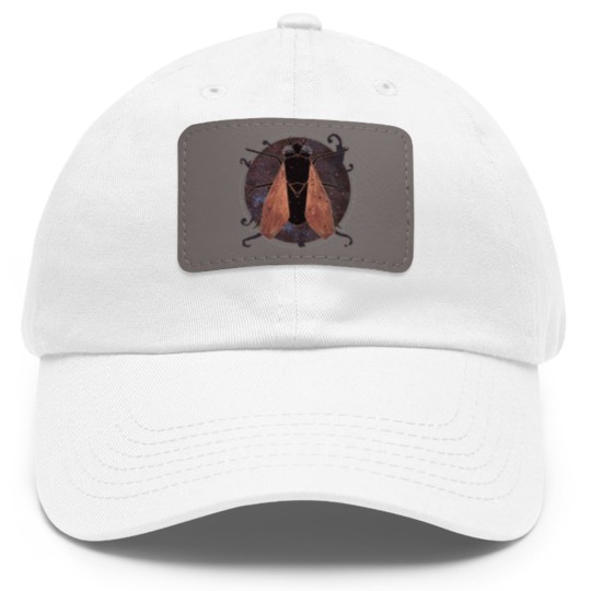 Discover Leprous' fly - Geometric Dad Hat With Leather Patch