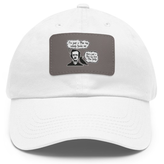 Discover BOHEMIAN POE Edgar Allan Poe RAVEN Dad Hat With Leather Patch