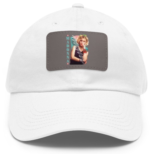 Discover Madonna Original 80s Vintage Style - Madonna - Dad Hat With Leather Patch