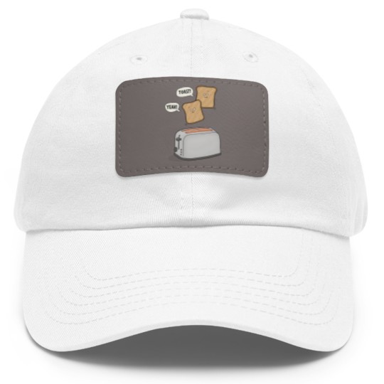 Discover Toast Yeah Dad Hat With Leather Patch