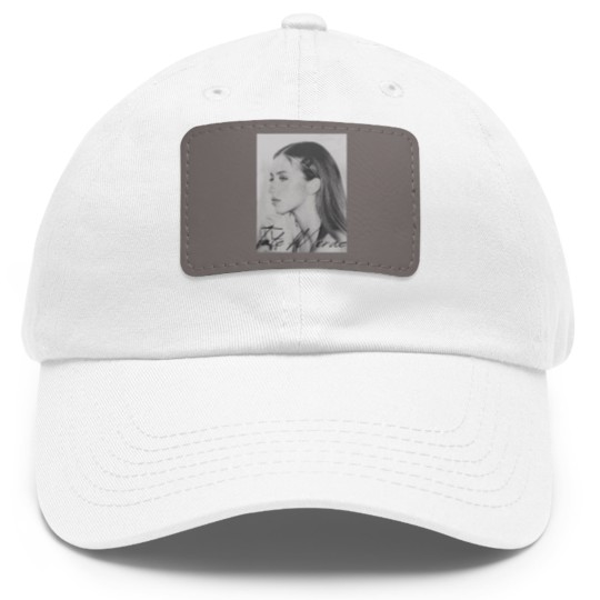 Discover Tate McRae Dad Hat With Leather Patch, Tate McRae Dad Hat With Leather Patch, Tate McRae Dad Hat With Leather Patch